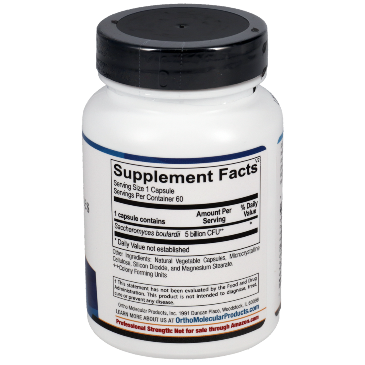 Ortho Molecular Products Saccharomyces Boulardii 60