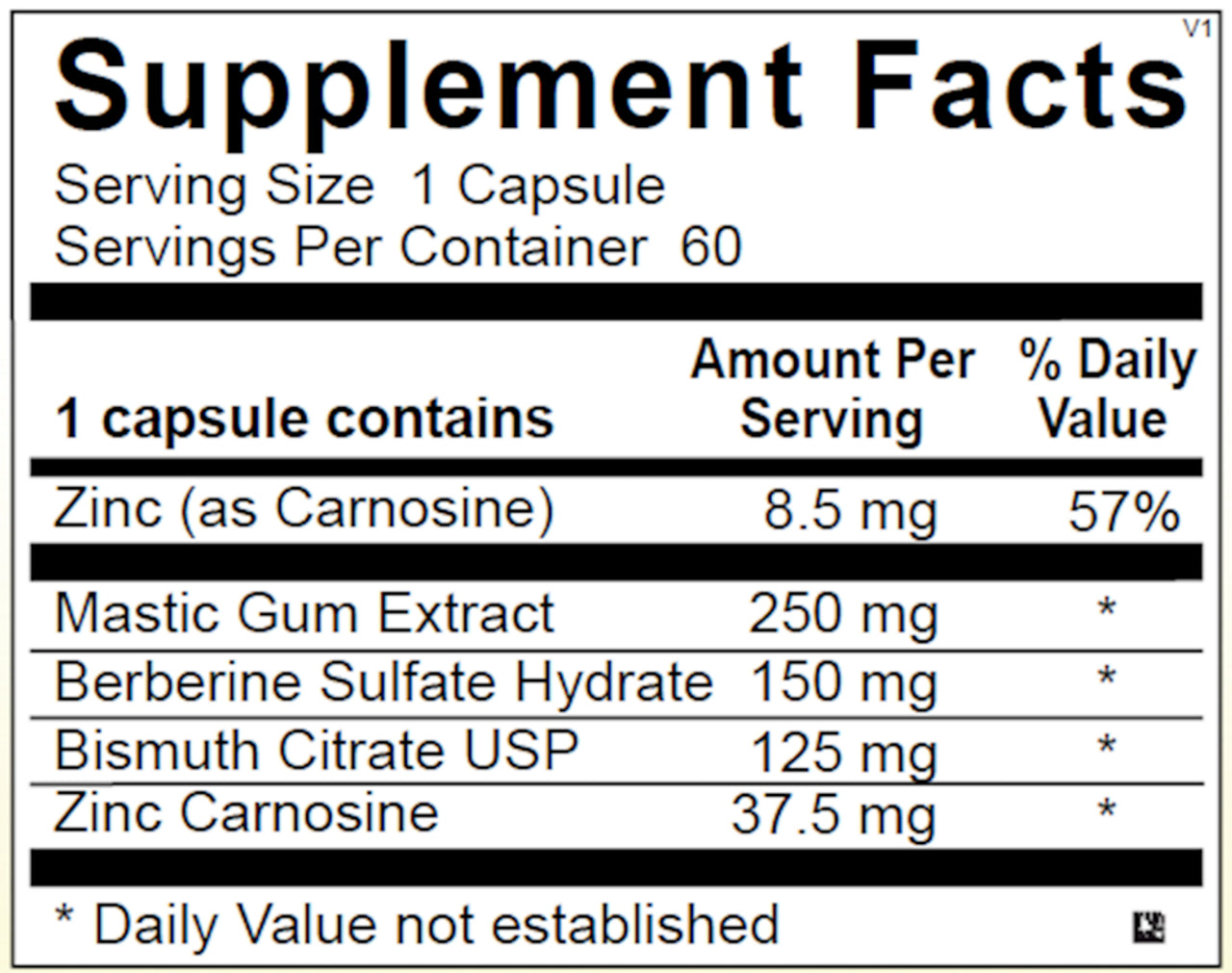 Ortho Molecular Products Pyloricil 60