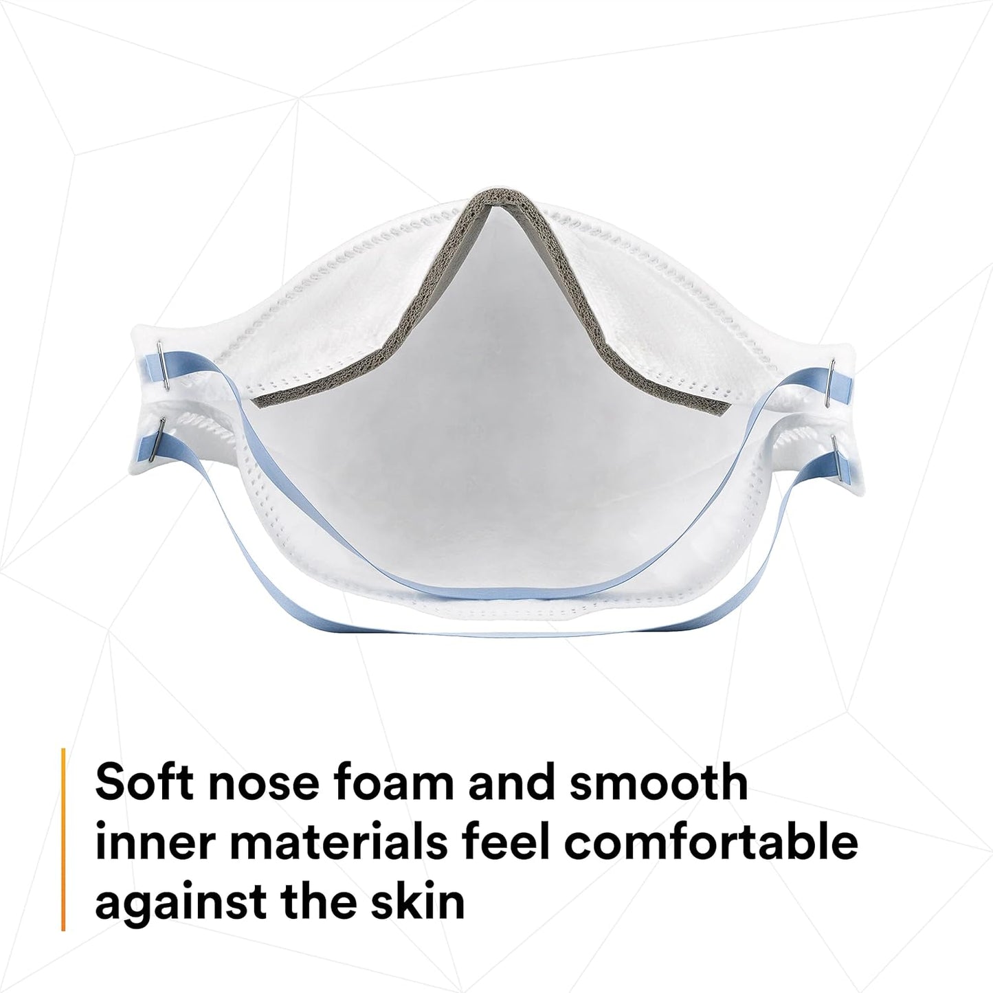 3M Aura Particulate Respirator 9205+, N95, Pack of 20 Disposable Respirators, 3 Panel Flat Fold Design Allows for Facial Movements