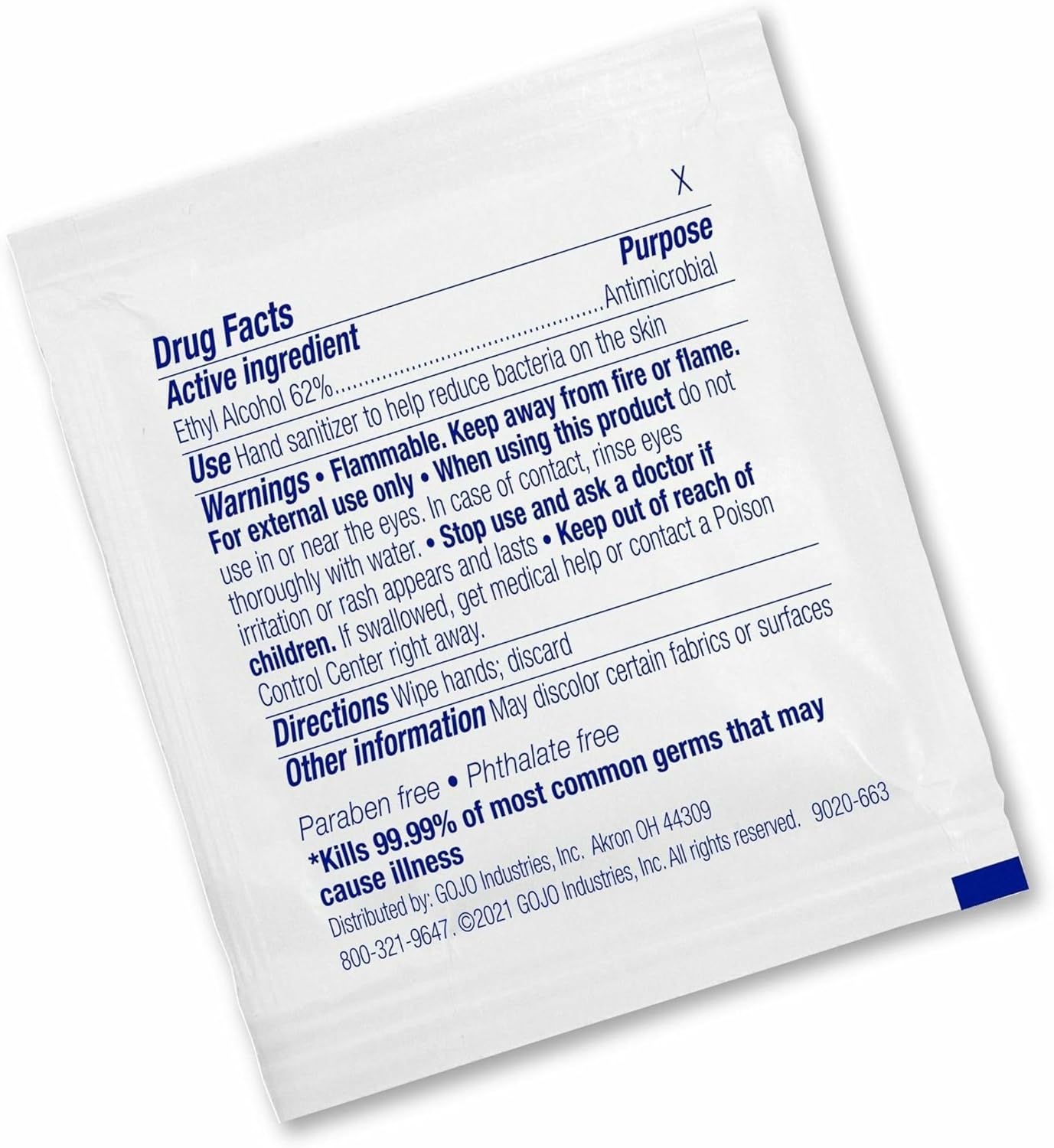 Purell Premoistened Sanitizing Hand Wipes,Fragrance Free, 100/Box